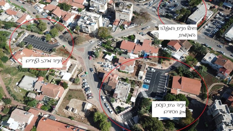הקמת חניות ושיקום תשתיות